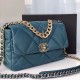 CHANEL 19 Flap Bag Clain Handbag AS1160