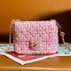 Chanel MINI Flap Bag 23P Enamel Square Love AS3782