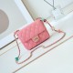 Chanel MINI Flap Bag 23P Enamel Square Love AS3782