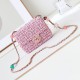 Chanel MINI Flap Bag 23P Enamel Square Love AS3782