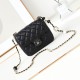 Chanel MINI Flap Bag 23P Enamel Square Love AS3782