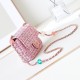 Chanel MINI Flap Bag 23P Enamel Square Love AS3782