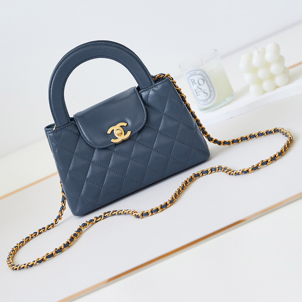 CHANEL Kelly Mini Shopping Bag 23K Chain handbags AS4416