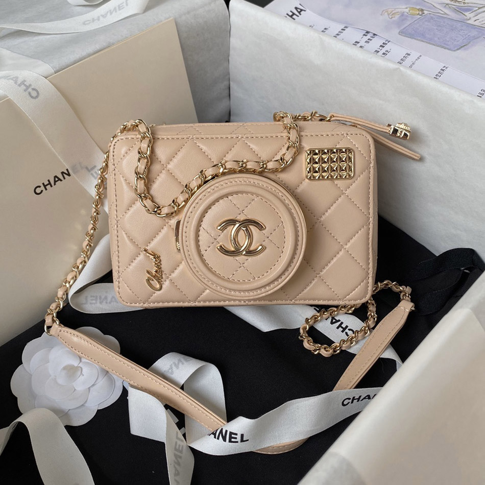 Chanel Lambskin Camera Case Bag AS4817