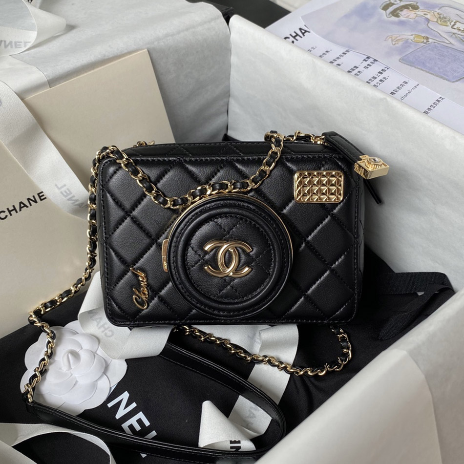 Chanel Lambskin Camera Case Bag AS4817