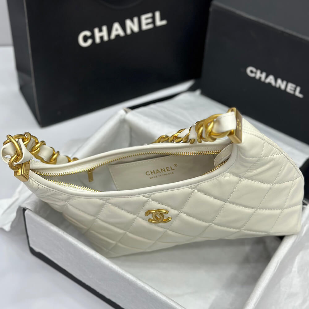 CHANEL HOBO BAG Chain Elegant Style Handbags AS4912