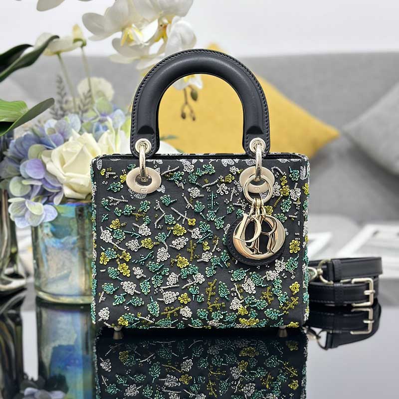 Lady Dior My ABC Dior Bag Embroidery Handbag M0538 