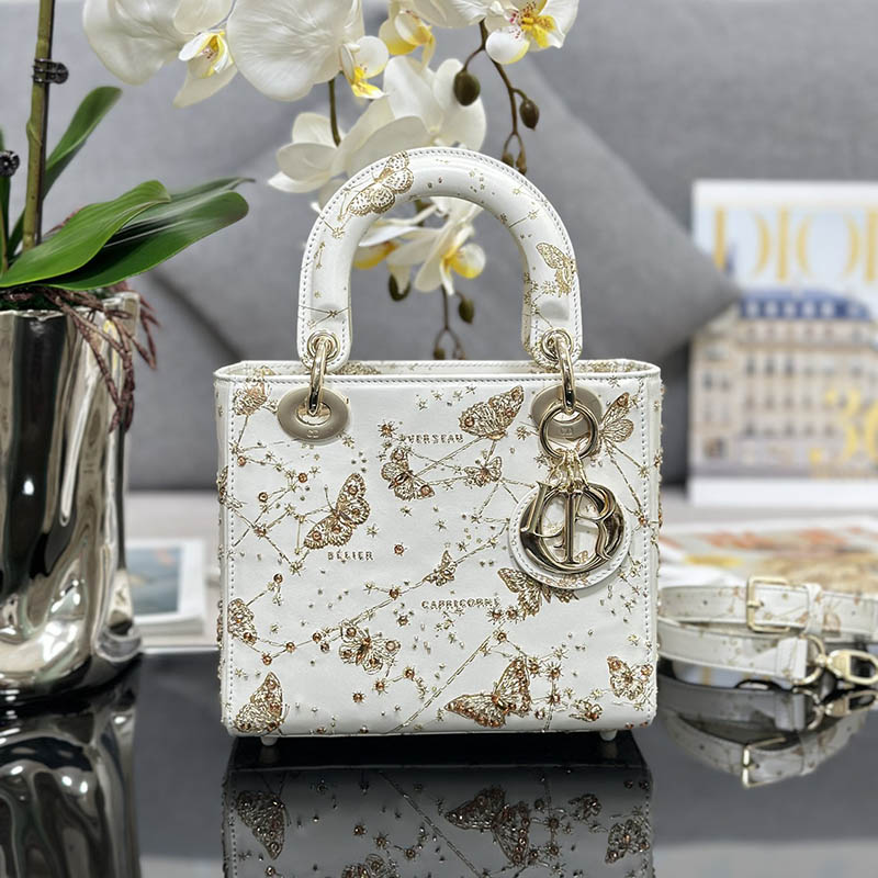 Lady Dior My ABC Dior Bag Embroidery Handbag M0538 