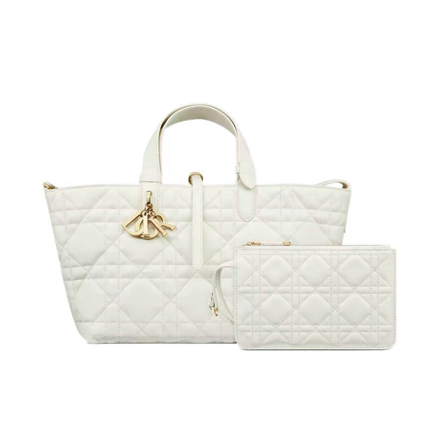 Dior Toujours Bag Medium Milk White M2821