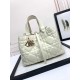 Dior Toujours Bag Medium Milk White M2821