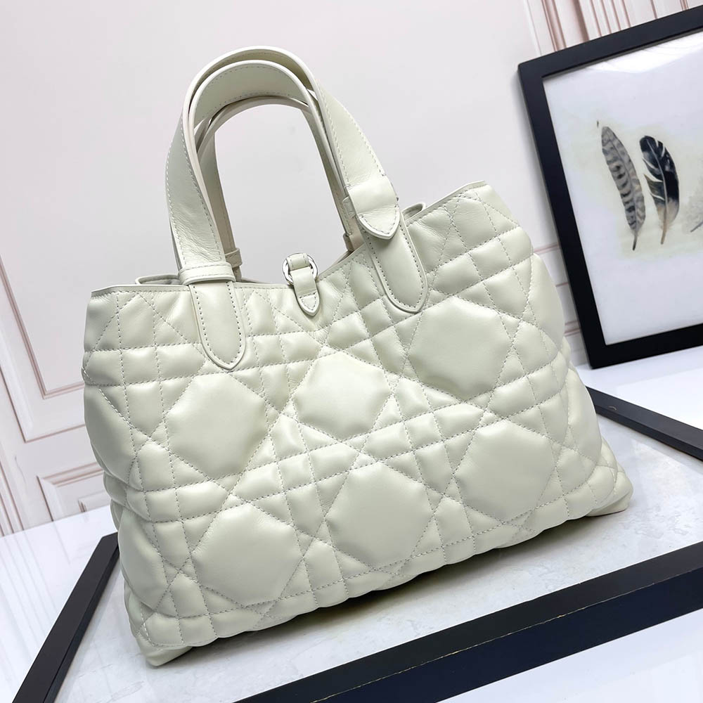 Dior Toujours Bag Medium Milk White M2821