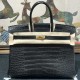 Hermès Crocodile Birkin 35 Black Bag Hermes Women Handbag