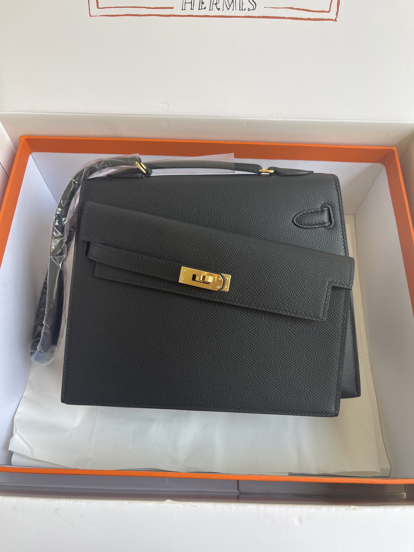 Hermès Kelly 20 Disorder Epsom Handbag Hermes 