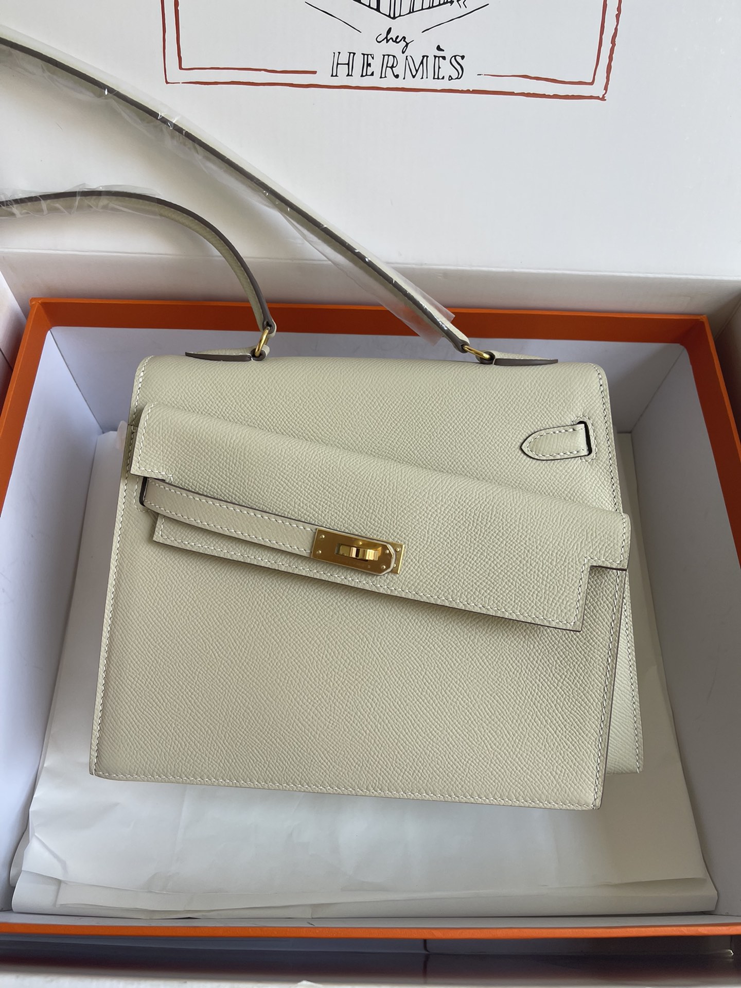 Hermès Kelly 20 Disorder Epsom Handbag Hermes 