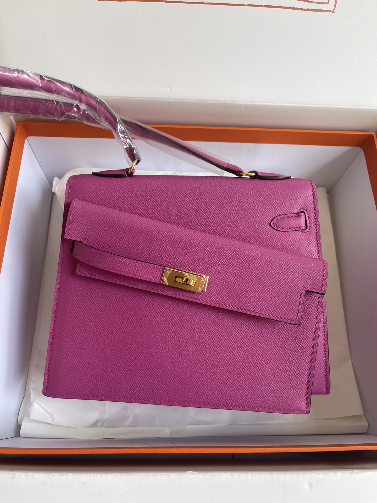 Hermès Kelly 20 Disorder Epsom Handbag Hermes 