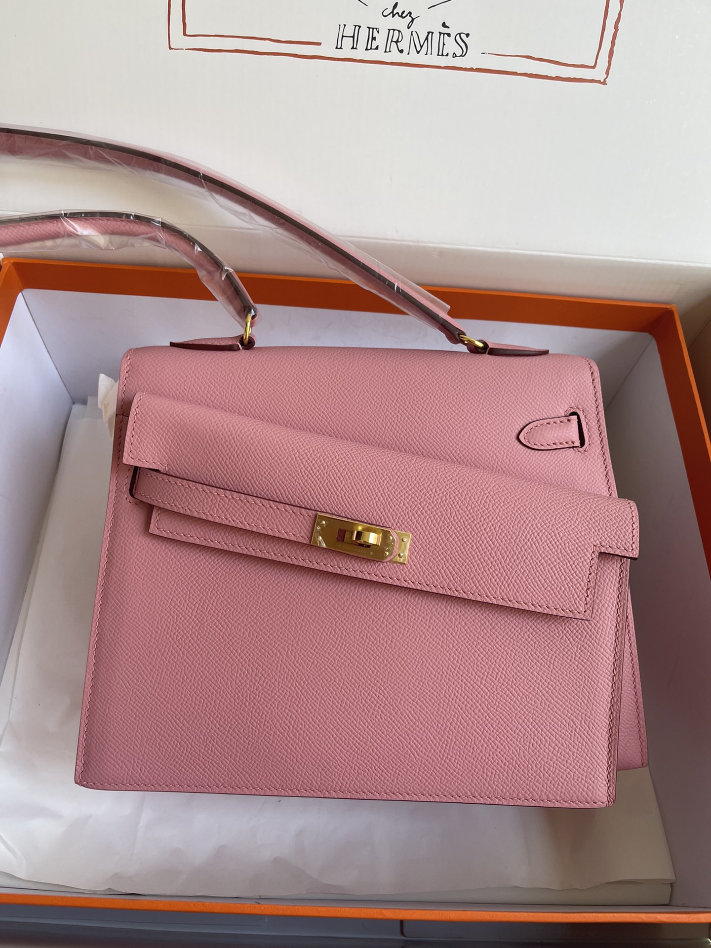 Hermès Kelly 20 Disorder Epsom Handbag Hermes 