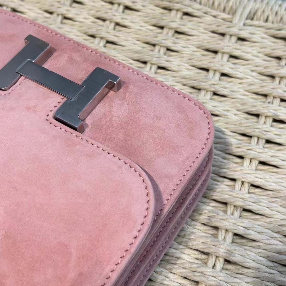 Hermès Constance Mini 19 Suede Crossbody Bag Hermes