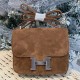 Hermès Constance Mini 19 Suede Crossbody Bag Hermes