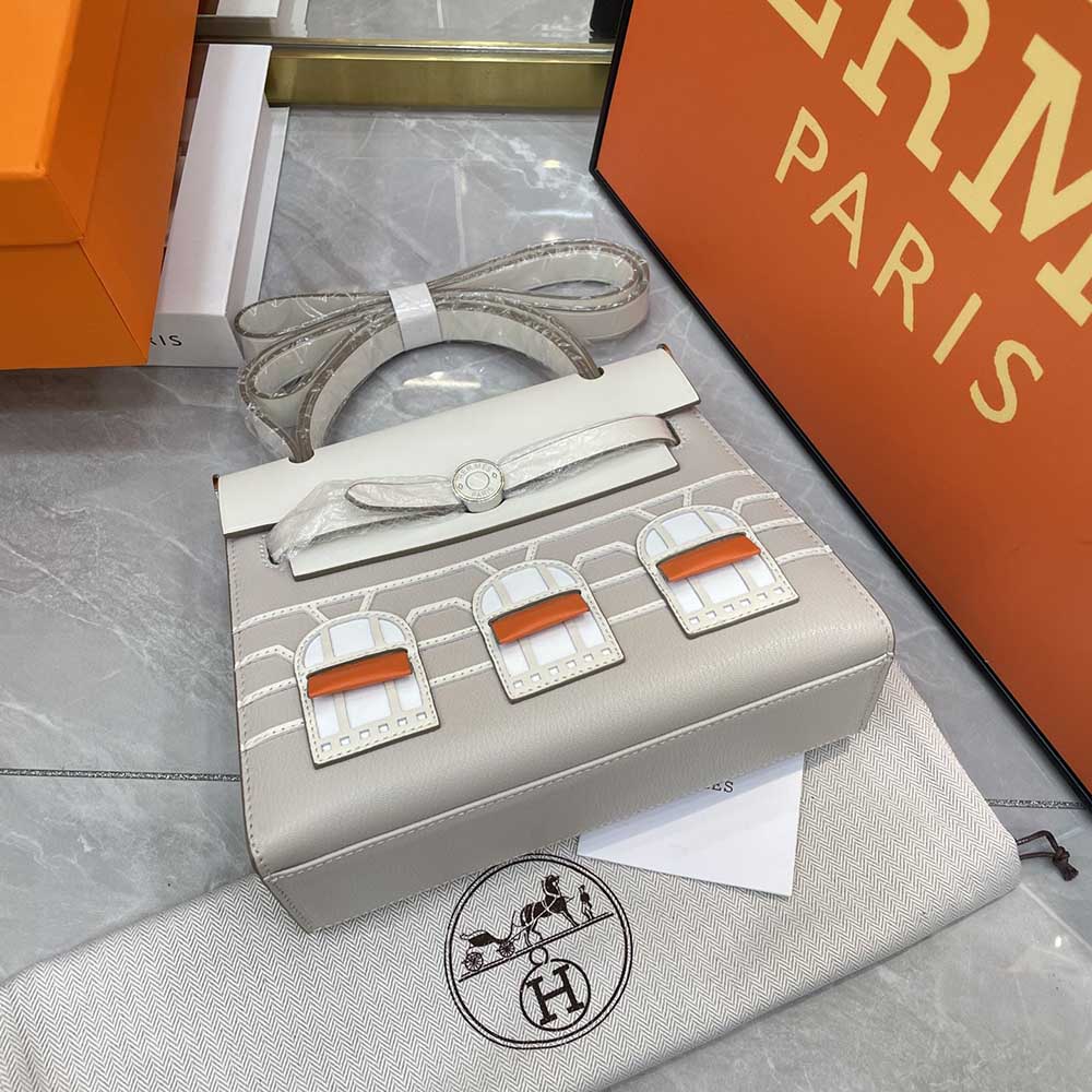 Hermès Herbag FG Windows DIY Hermes Handbag