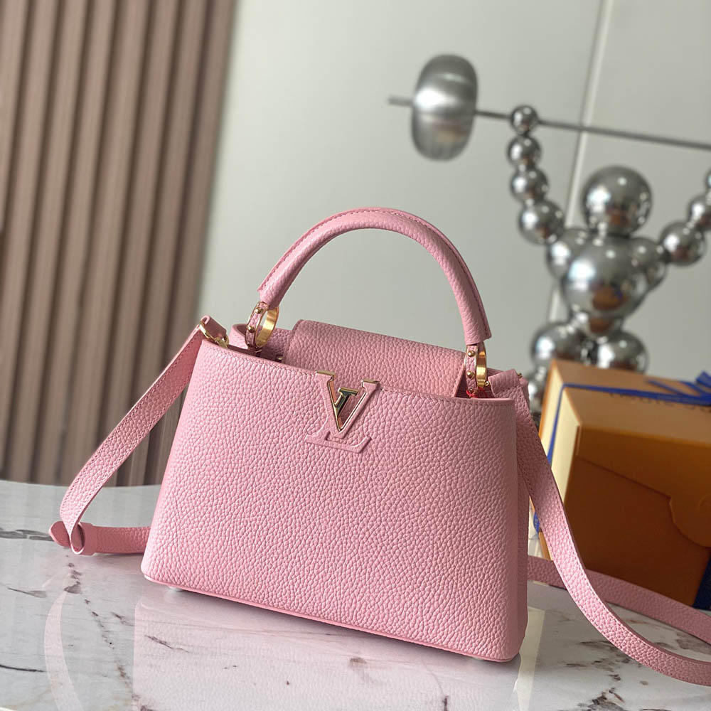 Louis Vuitton Capucines BB Monogram Handbag Pink M24545