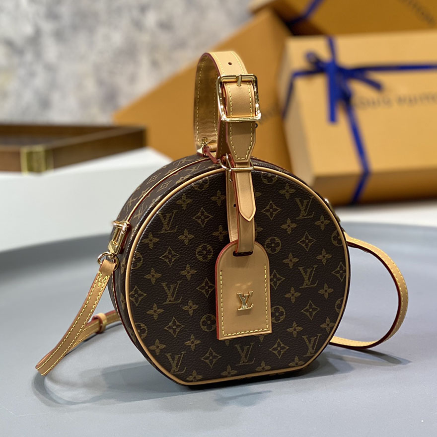 Louis Vuitton Petite Boite Chapeau Monogram Canvas Handbags M43514