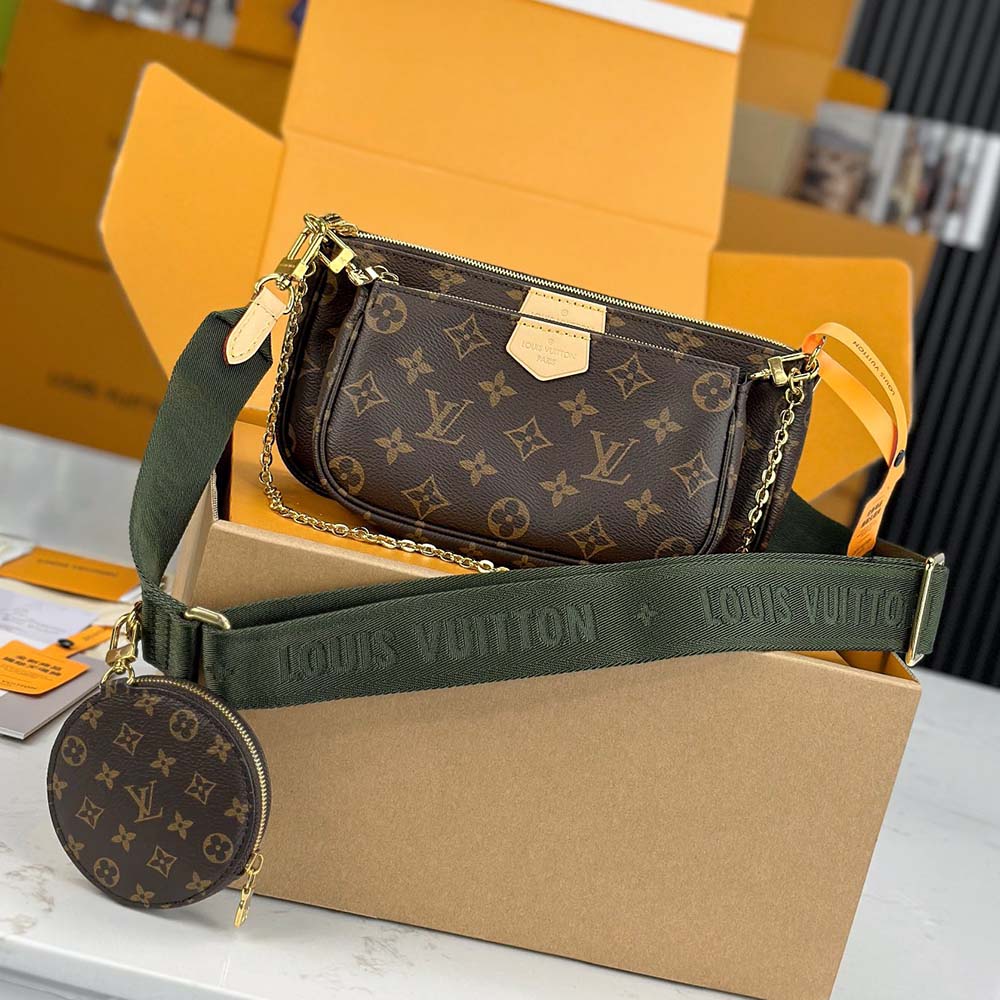 Louis Vuitton Multi Pochette Accessoires Monogram Handbag M44813