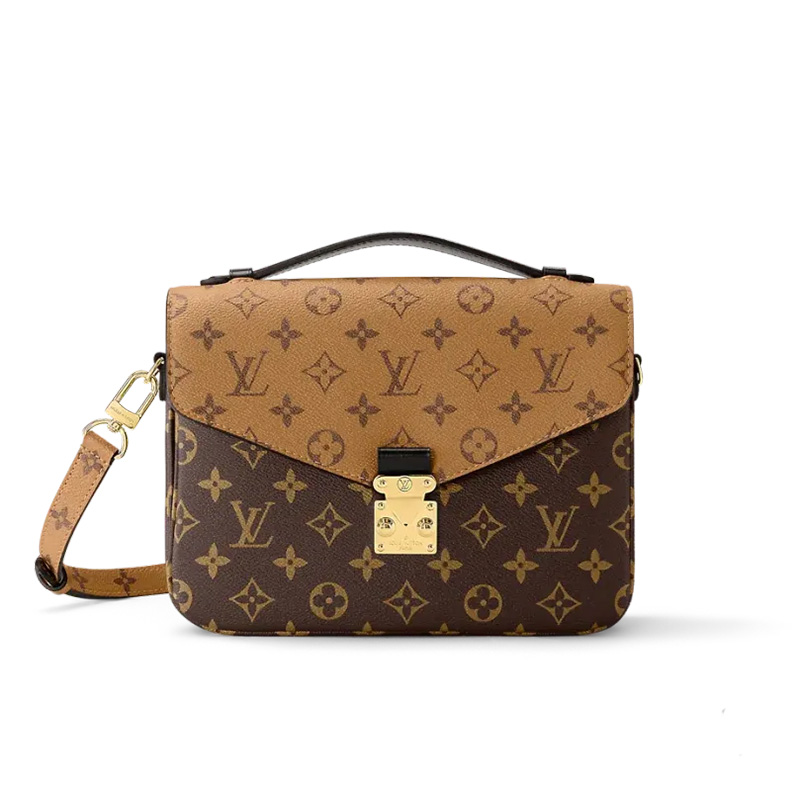 Louis Vuitton Pochette Métis Monogram Reverse Handbag M44876