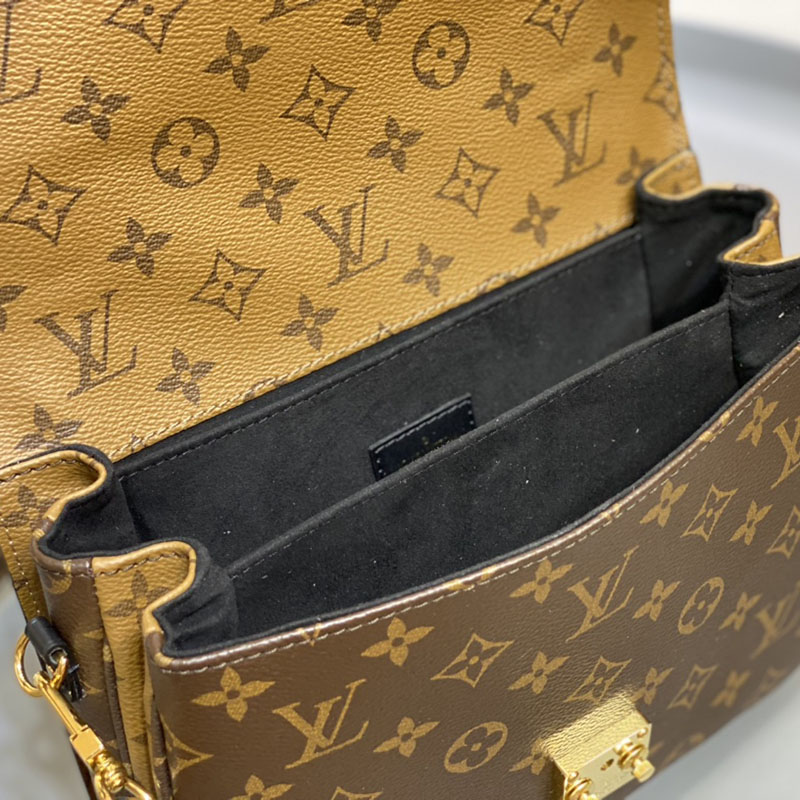 Louis Vuitton Pochette Métis Monogram Reverse Handbag M44876