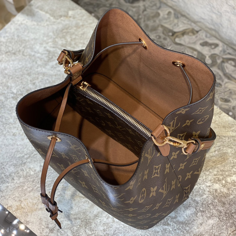 Louis Vuitton Monogram Neoneo MM Handbag Caramel M44887