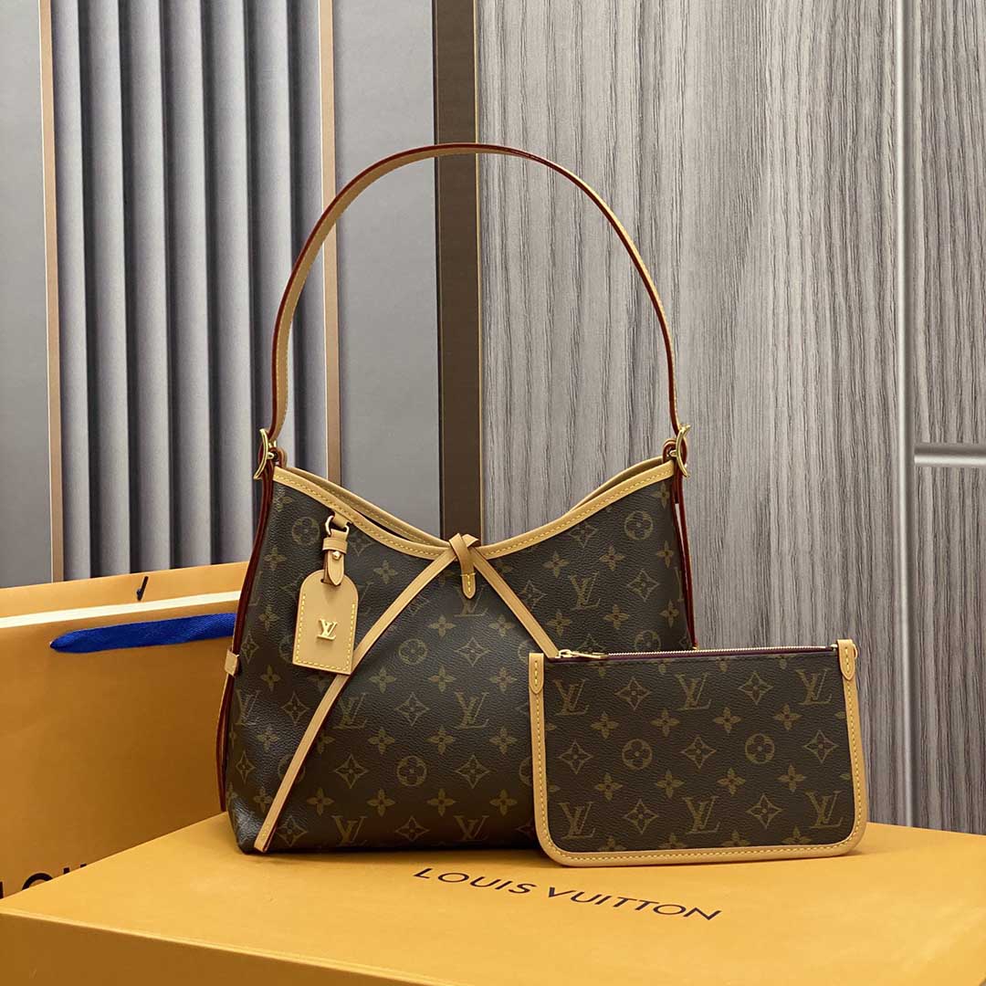 Louis Vuitton CarryAll PM Bag Monogram Canvas Handbags M46203