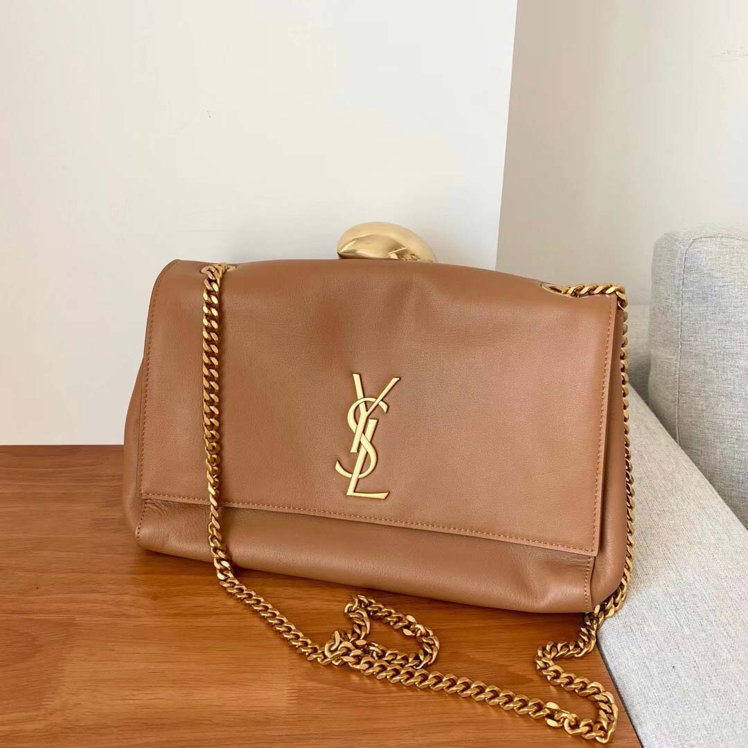 YSL Kate Reversible Suede/Leather Chain Bag 553804