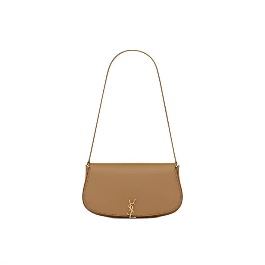 YSL Mini Voltaire In Box Saint Laurent Bag Dark Cork 779642