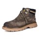 CAT Top Layer Genuine Leather Footwear Breathable Caterpillar Martin Boots Men Outdoor Shoes Casual Male Booties