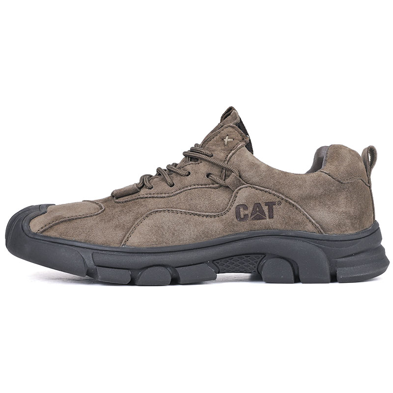 CAT Outdoor Walking Casual Shoes Caterpillar Men Comfortable Leather Sneakers Male Leisure Rubber Hiking Camping Footwear     