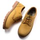 CAT Safety Boots Caterpillar Steel Toe Male Casual Shoes Men Genuine Leather Top Cowhide Motorcycle 