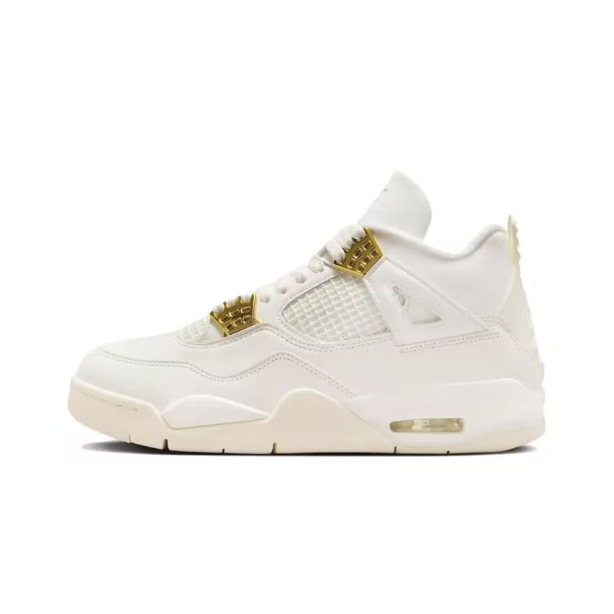 Air Jordan 4 Retro Metallic Gold AJ4 Sneaker