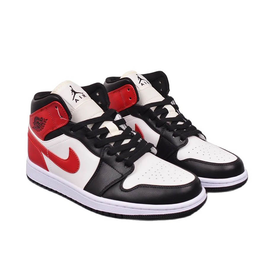 Air Jordan 1 Mid WMNS Black Toe Sneaker BQ6472