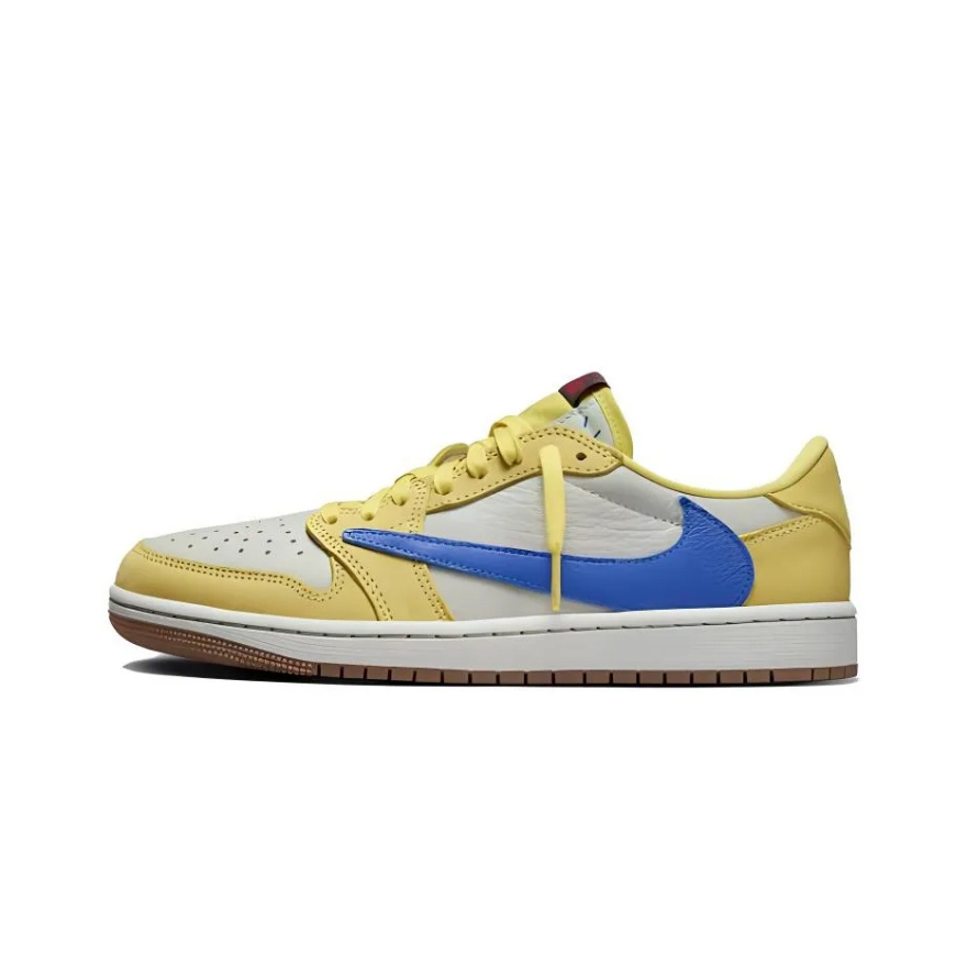 Travis Scott x Air Jordan 1 Low OG Canary Sneaker Yellow DZ4137