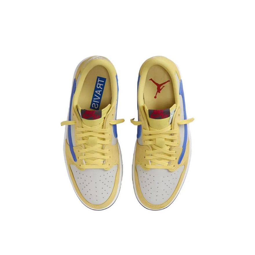 Travis Scott x Air Jordan 1 Low OG Canary Sneaker Yellow DZ4137