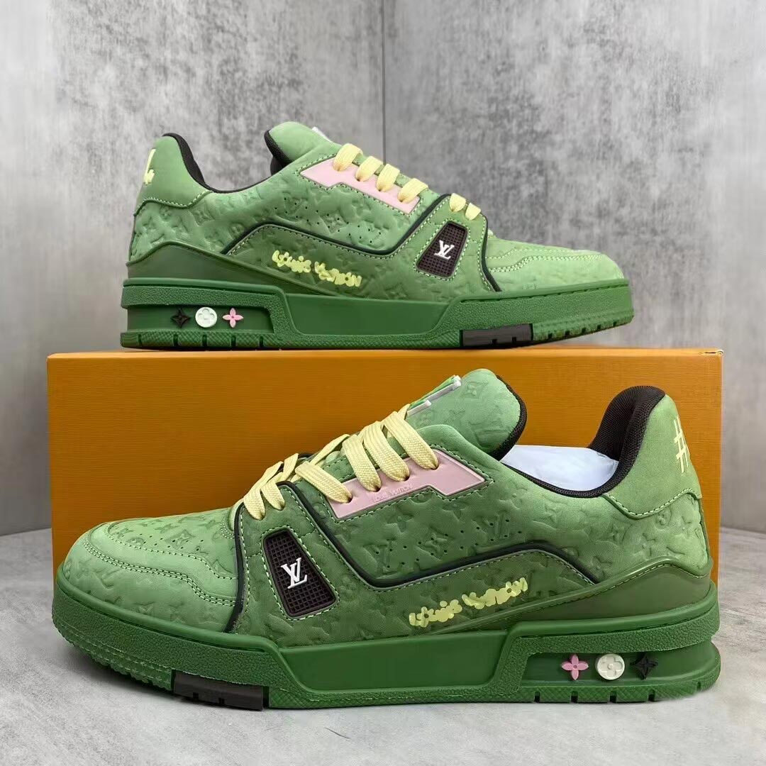 Tyler The Creator x Louis Vuitton Trainer Sneaker Avocado Green