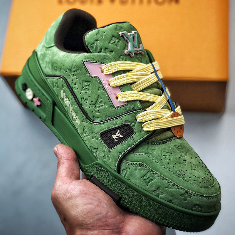 Tyler The Creator x Louis Vuitton Trainer Sneaker Avocado Green