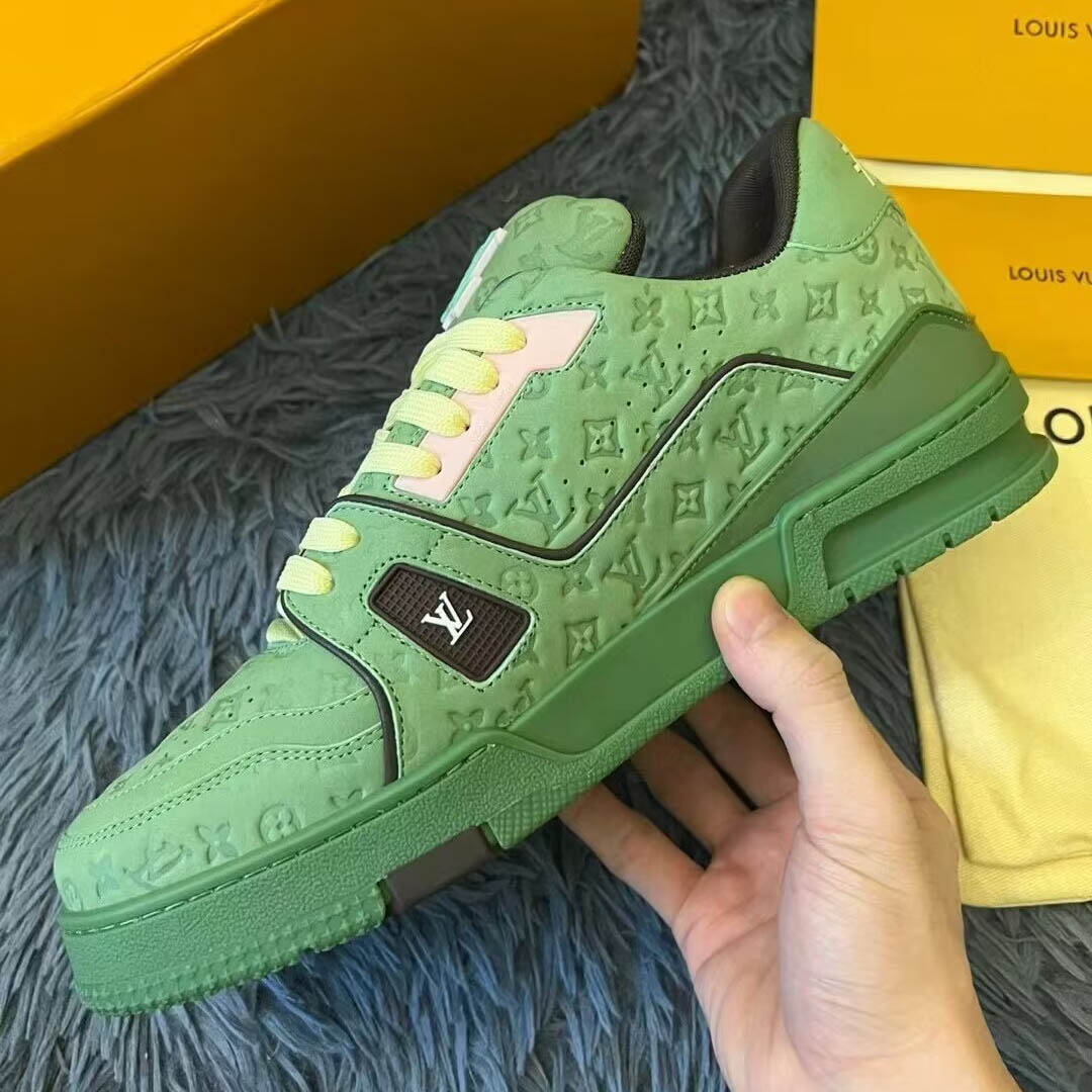 Tyler The Creator x Louis Vuitton Trainer Sneaker Avocado Green