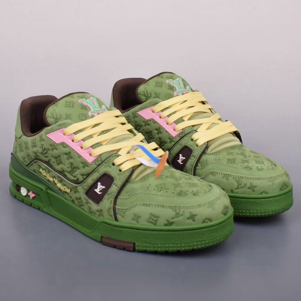 Tyler The Creator x Louis Vuitton Trainer Sneaker Avocado Green