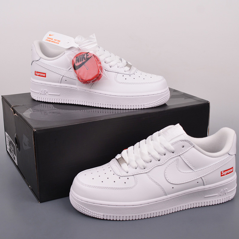 Supreme Nike Air Force 1 Box Logo Low Sneaker CU9225 100