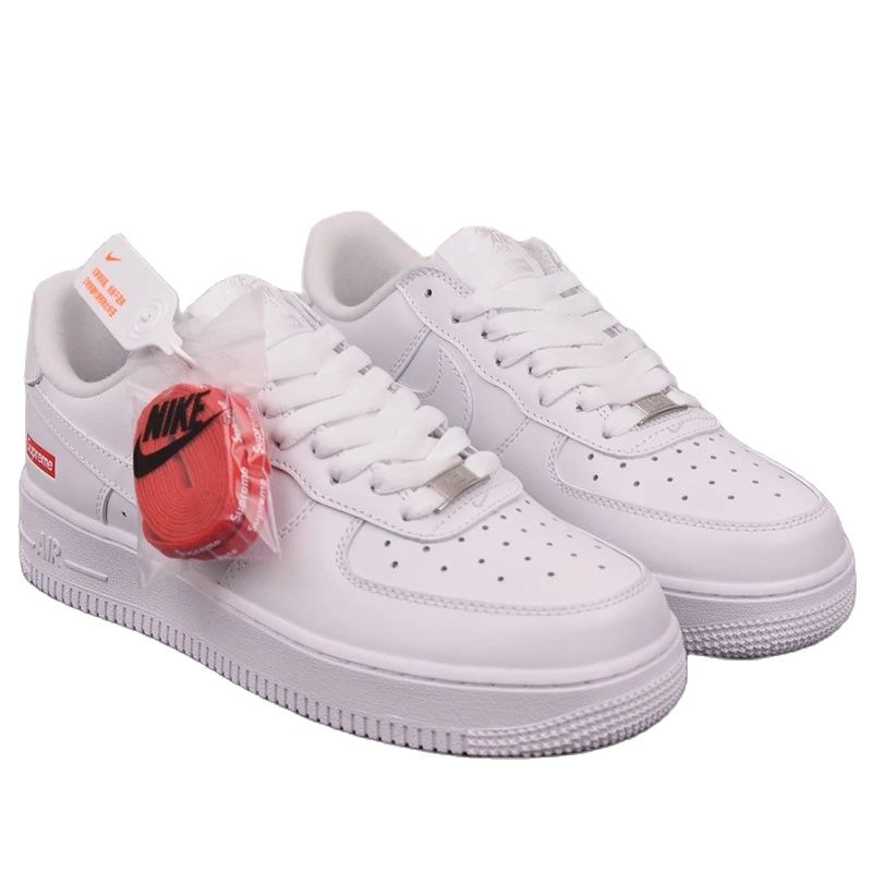 Supreme Nike Air Force 1 Box Logo Low Sneaker CU9225 100