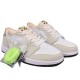 Nike Air Jordan 1 Low Sneakers NK AJ1 Perforated Toe Shoes White Ghost Green DM7837 103B