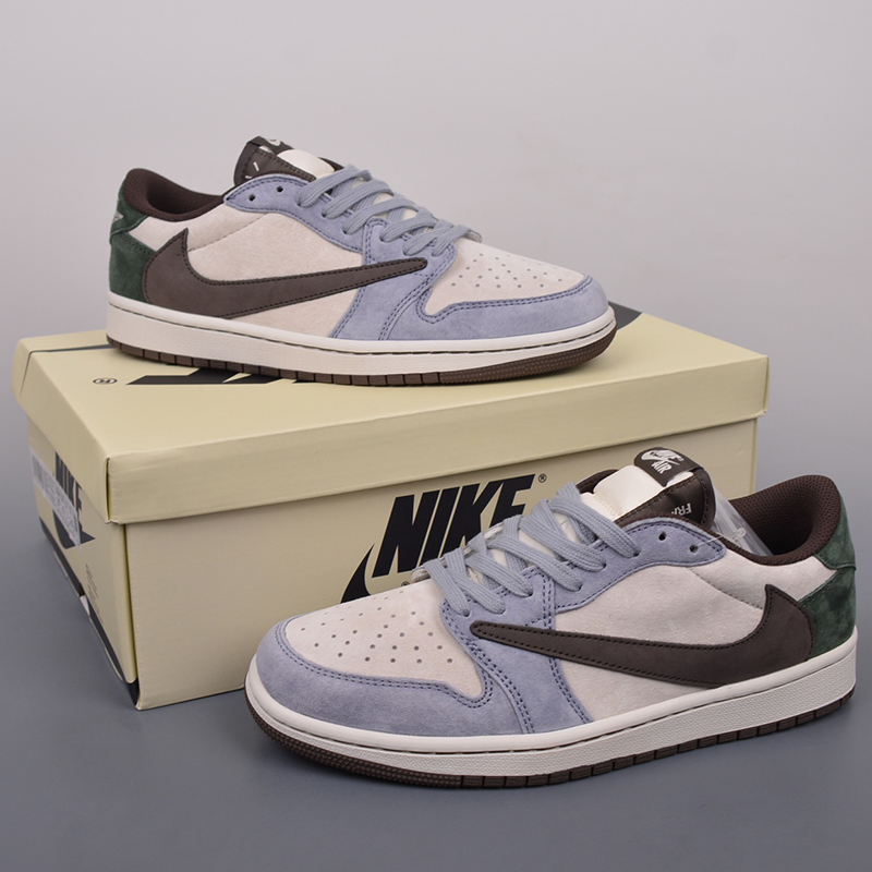 Nike Air Jordan 1 Low x Fragment x TS Travis Scott Barb Low Sneakers Men shoes Big Size DM7866 820J