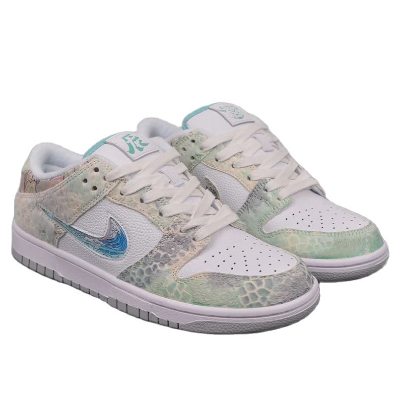 Nike SB Dunk Low Sneakers Dragon Prince Genuine Leather Couple Big Sizes 46 Shoes DV0831 101WL